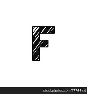 Abstract Initial Letter F Logo icon, Monogram art style design.