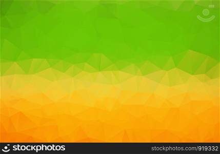 Abstract ink background. Marble style. Orange, green, yellow ink in water. Fluid colorful shapes background.