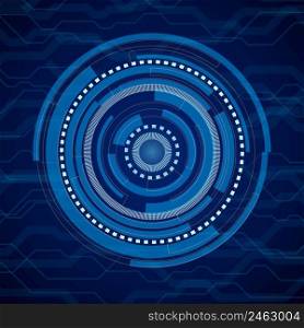 Abstract internet technology blue background. Digital pattern, electronic futuristic system, vector illustration. Abstract internet technology vector blue background