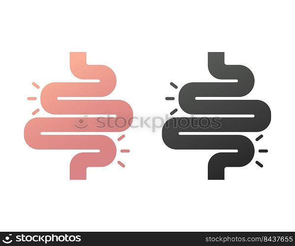 Abstract intestinal for medical design. Intestinal, great design for any purposes. Vector illustration. stock image. EPS 10.. Abstract intestinal for medical design. Intestinal, great design for any purposes. Vector illustration. stock image. 