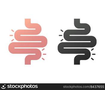 Abstract intestinal for medical design. Intestinal, great design for any purposes. Vector illustration. stock image. EPS 10.. Abstract intestinal for medical design. Intestinal, great design for any purposes. Vector illustration. stock image. 