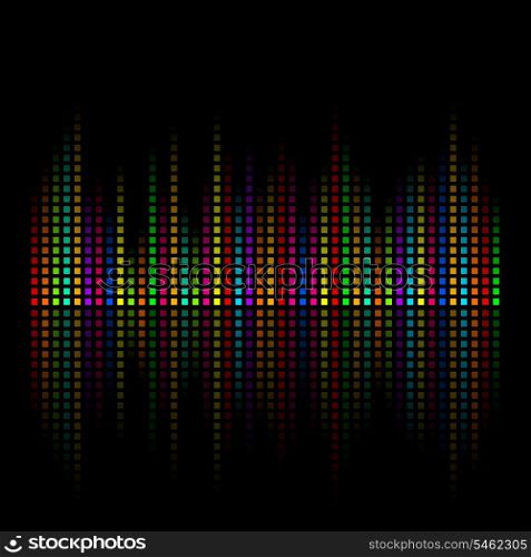 Abstract iridescent colour background. A vector illustration