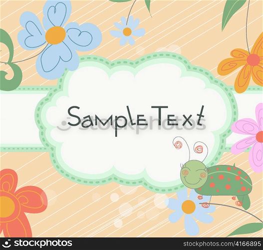 abstract label vector illustration