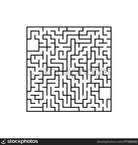 Abstract labyrinth. Game for kids. Puzzle for children. Maze conundrum. Vector illustration. Abstract labyrinth. Game for kids. Puzzle for children. Maze conundrum. Vector illustration.