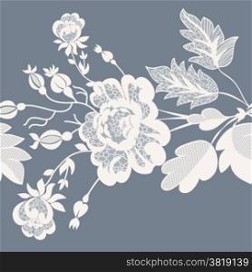 Abstract lace flower pattern