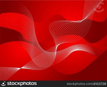 Abstract lava flow background with white lines ideal to place text over