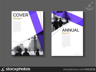 abstract layout purple background modern cover design modern book cover Brochure cover template,annual report, magazine and flyer layout Vector a4
