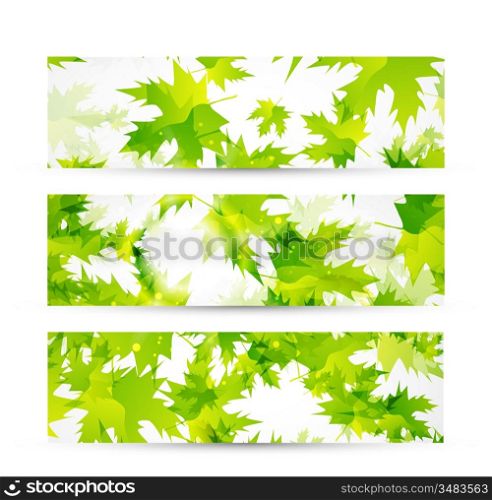 Abstract leaves design