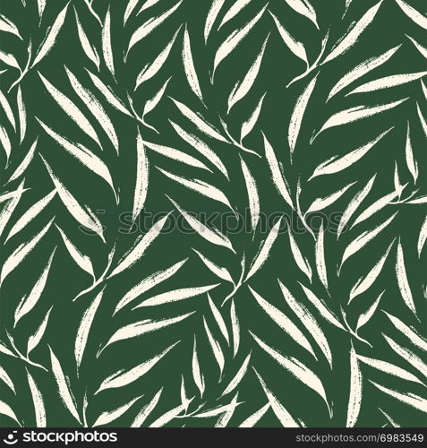 Abstract leaves texture pattern. Seamless hand drawn pattern for wallpaper,pattern fills,web page background,surface textures. Abstract Leaves Pattern