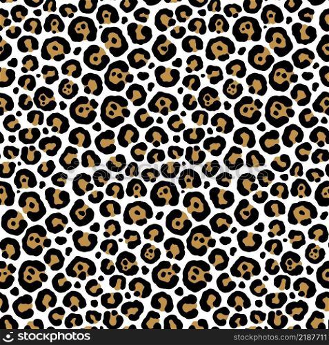 Abstract Leopard Animal Motif Vector Seamless Pattern Design. Awesome for classic product design, fabric, backgrounds, invitations, packaging design projects. Surface pattern design.