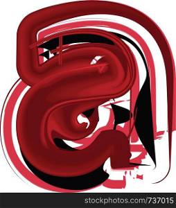 Abstract Letter a Illustration