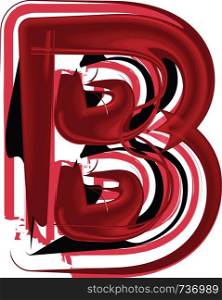 Abstract Letter B illustration