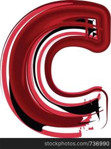 Abstract Letter C illustration