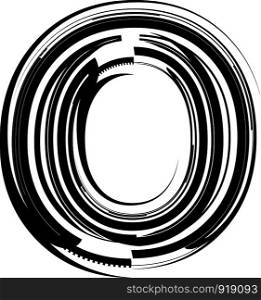 Abstract Letter O