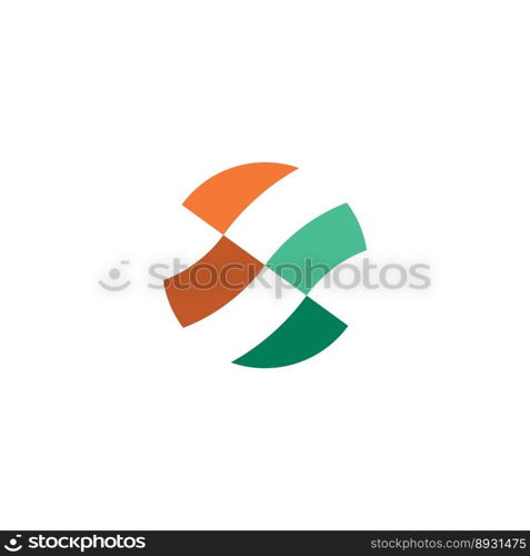 abstract letter s logo icon vector design