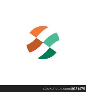 abstract letter s logo icon vector design