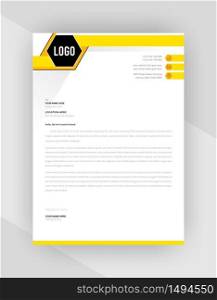 Abstract letterhead template design With Corporate Style.