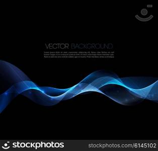 Abstract light background. Abstract blue luxury wave layout background. Vector illustration