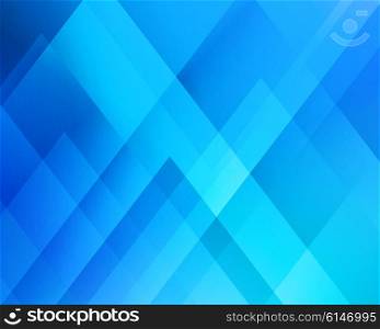 Abstract light background. Abstract light background. Blue triangle pattern. Blue triangular background