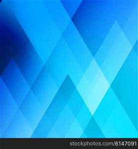 Abstract light background. Abstract light background. Blue triangle pattern. Blue triangular background