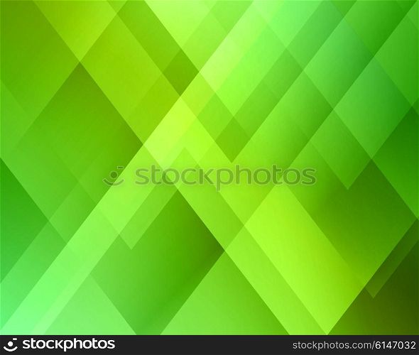 Abstract light background. Abstract light background. Green triangle pattern. Green triangular background