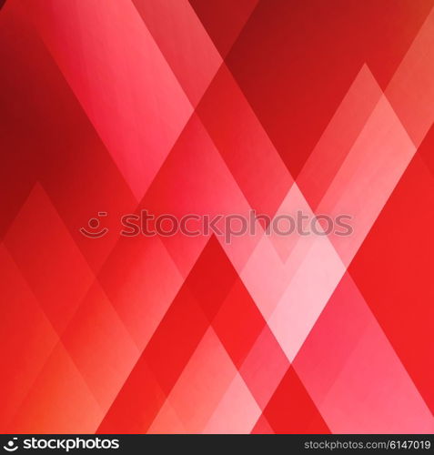 Abstract light background. Abstract light background. Red triangle pattern. Red triangular background