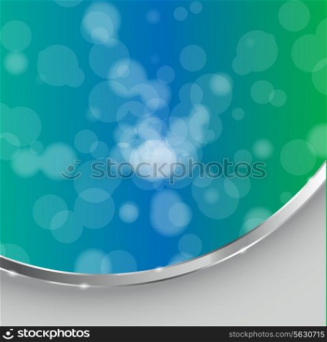 abstract light background with frame - Vector illustration