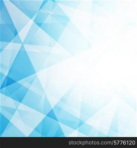 Abstract light blue geometric background. Vector illustration. Abstract light blue background. Vector