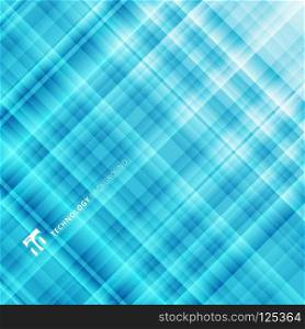 Abstract light blue technology background. Digital fractal pattern. Blurred texture with glass effect. Vector illustration