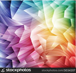 Abstract light, colors, hexagon background