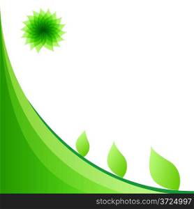 Abstract light green background with copy space. Eps10 file.