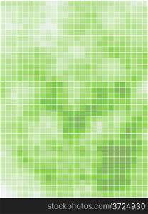 Abstract light green summer square mosaic background.