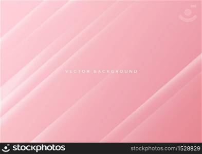 Abstract light pink diagonal background. You can use for ad, poster, template, business presentation. Vector illustration