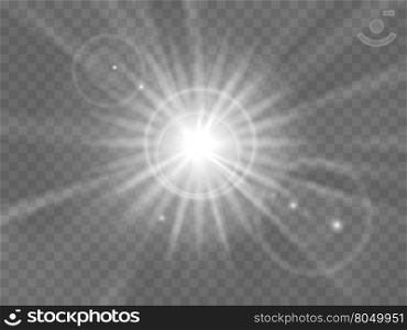 Abstract light rays vector. Abstract light rays or beam of light vector illustration