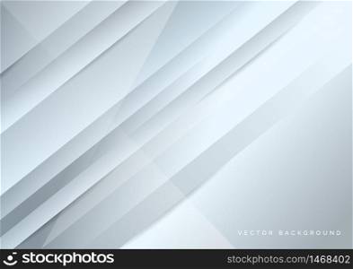 Abstract light silver diagonal background. Modern style. You can use for ad, poster, template, business presentation. Vector illustration