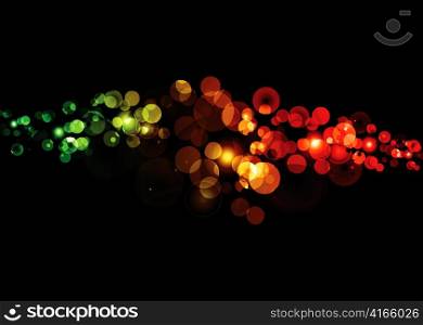 abstract lights vector illustration