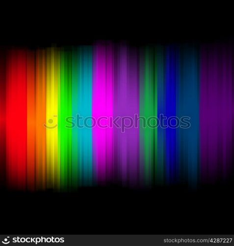 Abstract lights with colorful background, stock vector