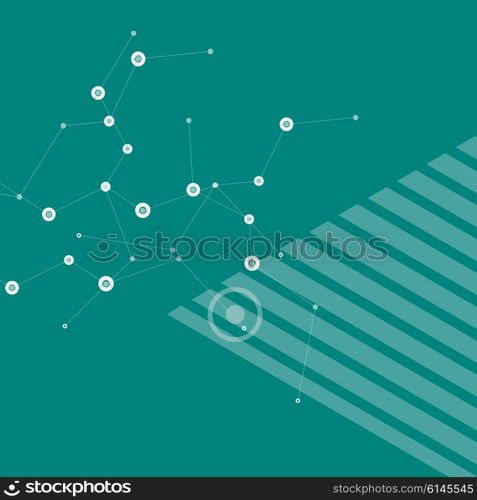 Abstract line and triangular design. Abstract line and triangular design.