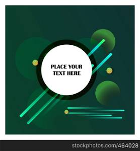 Abstract line background with green background vector