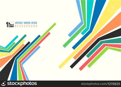 Abstract line design of perspective cover annual report decoration background. Decorate for ad, poster, artwork, template design, print. illustration vector eps10