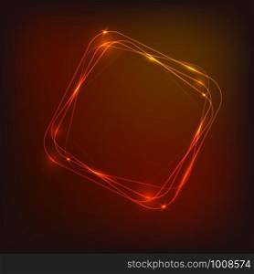 Abstract line frame light background. Vector illustration. Abstract line frame light background