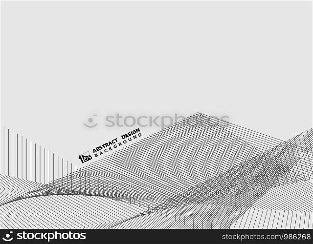 Abstract line zigzag cover on white background. You can use for presentation, style headline, trendy presentation, cover, ad. illustration vector eps10