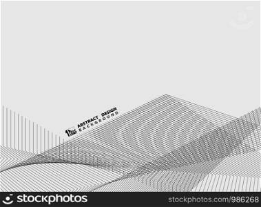 Abstract line zigzag cover on white background. You can use for presentation, style headline, trendy presentation, cover, ad. illustration vector eps10
