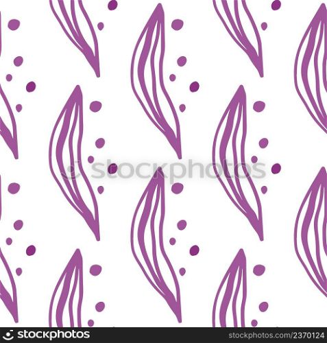 Abstract linear leaves tropical seamless pattern. Rainforest line background. Creative palm leaf endless wallpaper. Exotic jungle backdrop. Design for fabric, textile print, wrapping, cover. Abstract linear leaves tropical seamless pattern. Rainforest line background.