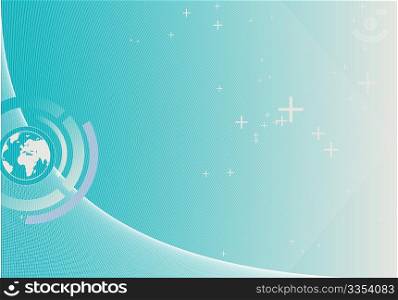 abstract lines background - composition of curved lines--great for backgrounds, or layering over other images