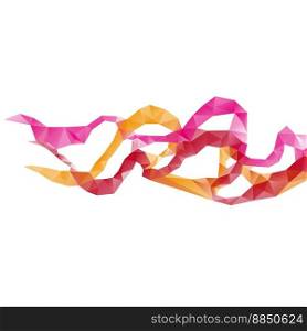 Abstract lines background vector image