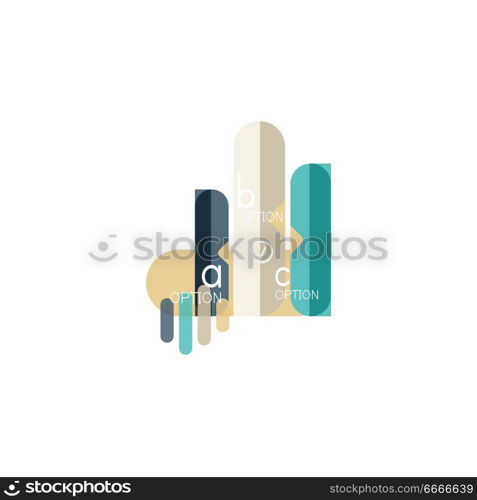 Abstract lines geometric infographic layoutAbstract lines geometric infographic layout, data visualization design, option step by step schedule, web box. Abstract lines geometric infographic layoutAbstract lines geometric infographic layout, data visualization design, option step by step schedule, web box. Vector illustration isolated on white