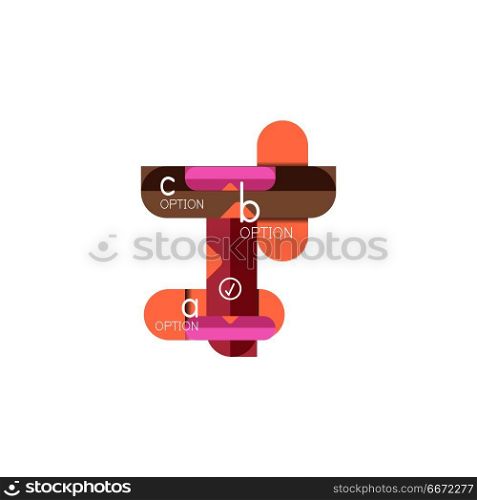 Abstract lines geometric infographic layoutAbstract lines geometric infographic layout, data visualization design, option step by step schedule, web box. Abstract lines geometric infographic layoutAbstract lines geometric infographic layout, data visualization design, option step by step schedule, web box. Vector illustration isolated on white