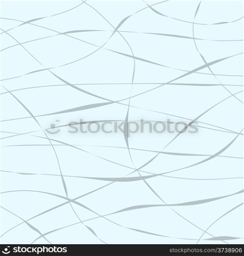 Abstract lines on blue background. Vector illustration