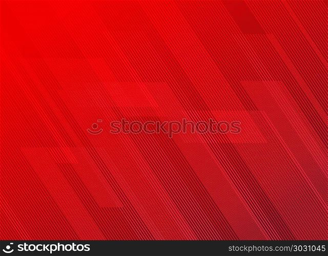 Abstract lines pattern technology on red gradients background. Vector illustration. Abstract lines pattern technology on red gradients background.